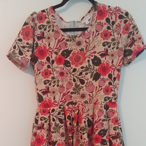 Lularoe Amelia Floral Dress